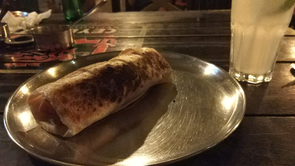 עם סודה ליים וצ'יפס